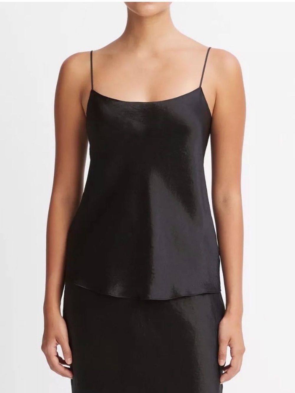 Vince Black Satin Camisole